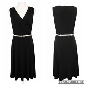 Jessica Howard Asymetrical Career Balck Dress 10